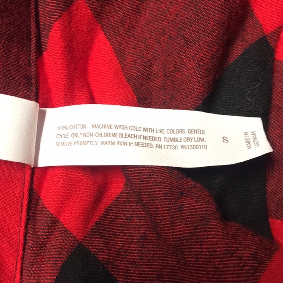 Auden Buffalo Plaid ๐ Relaxed Fit Two Piece Lounge Set Size Small | NWT! - Picture 6 of 7